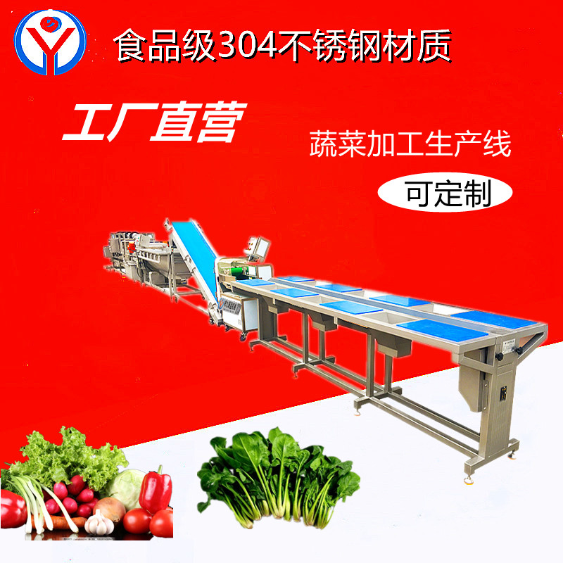 凈菜加工設備-果蔬生鮮肉類生產流水線設備-源頭廠家