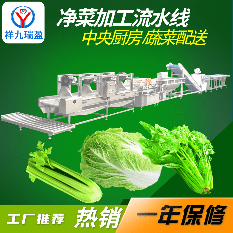 整套的凈菜加工流水線設備有哪些特點？